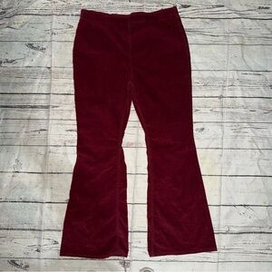 No Boundaries Women's Burgundy Corduroy Pants